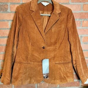 Vintage Emporium Capwell Cotton Corduroy Blazer Jacket fits like 10/12